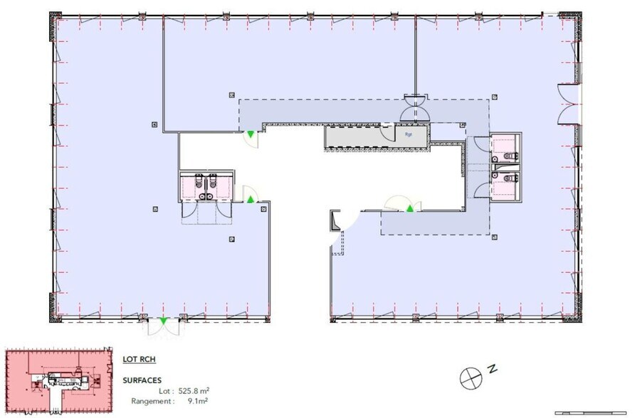Bureau dans Sucy-en-Brie à vendre - Plan d’étage – Image 2 sur 9