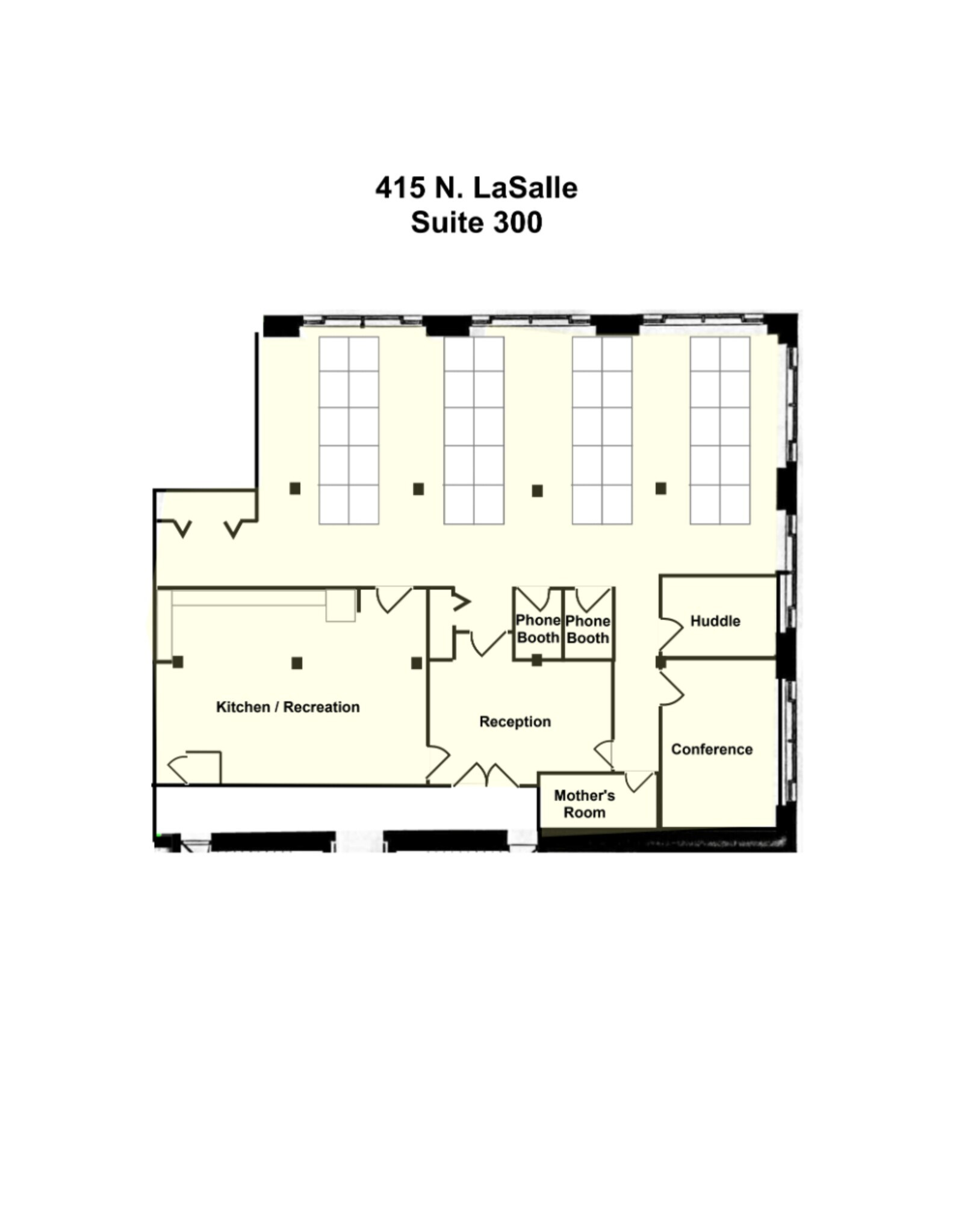 415 N LaSalle Dr, Chicago, IL à louer Plan de site– Image 1 sur 11
