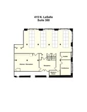 415 N LaSalle Dr, Chicago, IL à louer Plan de site– Image 1 sur 11