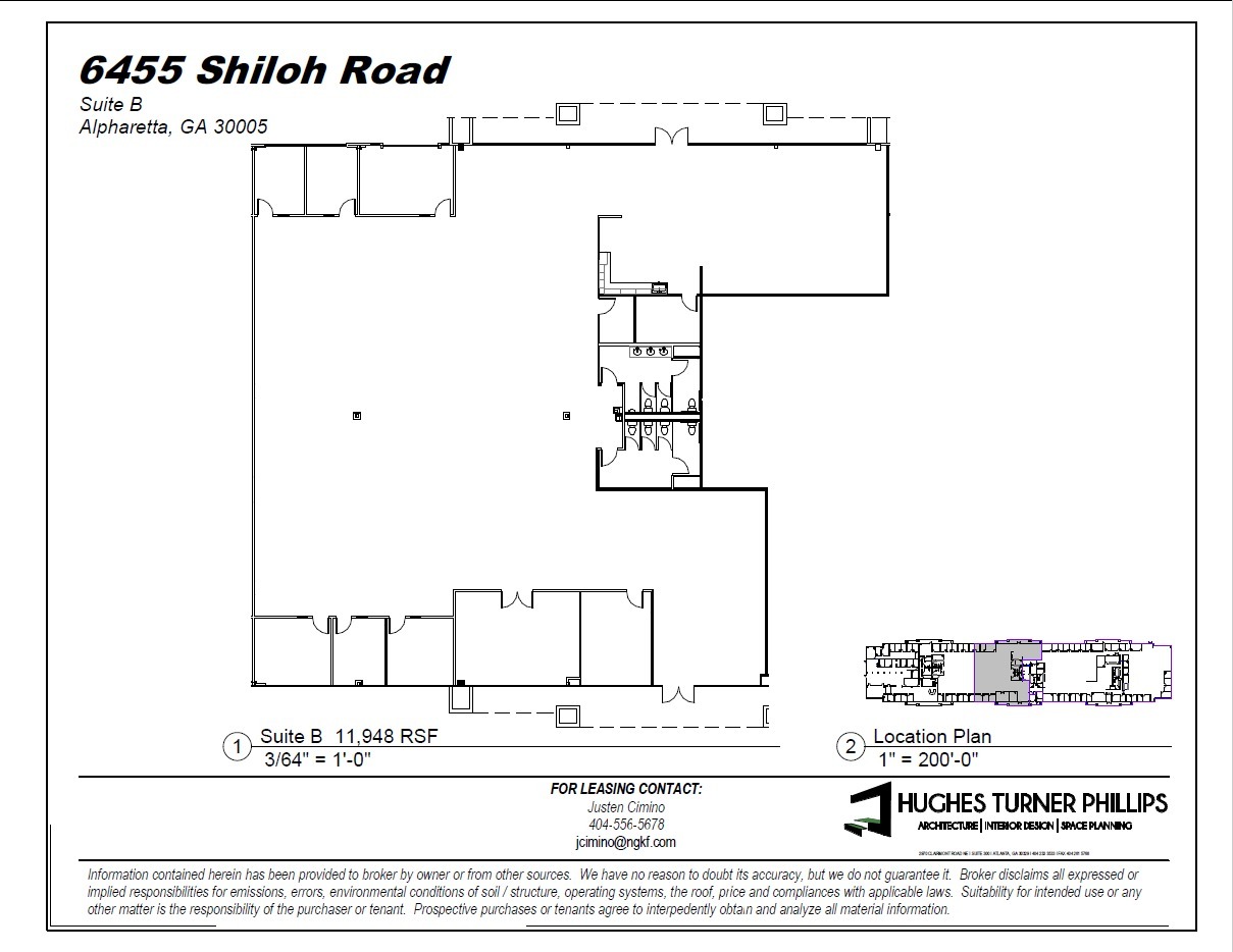 6455 Shiloh Rd, Alpharetta, GA à louer Plan d’étage– Image 1 sur 2