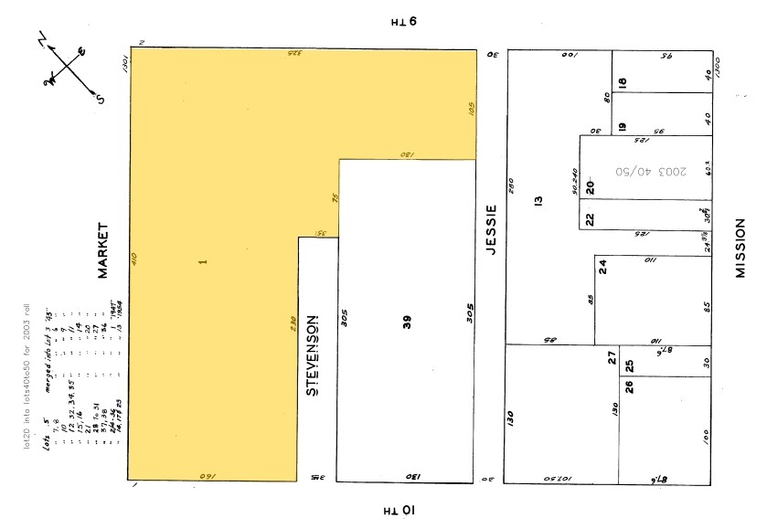 1355 Market St, San Francisco, CA à louer - Plan cadastral – Image 2 sur 11