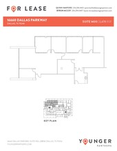 16610 N Dallas Pky, Dallas, TX à louer Plan d’étage– Image 1 sur 3