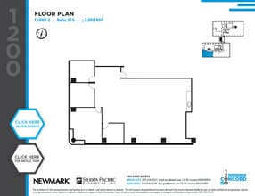 1200 Concord Ave, Concord, CA à louer Plan d’étage– Image 1 sur 1