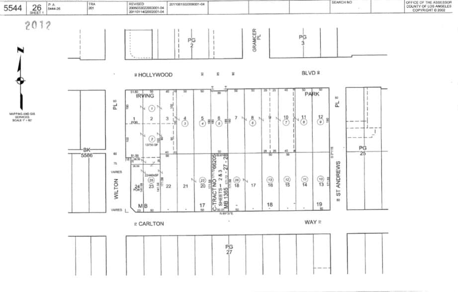 5610 E Hollywood Blvd, Los Angeles, CA à vendre - Plan cadastral – Image 2 sur 13