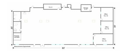 25 S Virginia St, Crystal Lake, IL à louer Plan d’étage– Image 1 sur 5