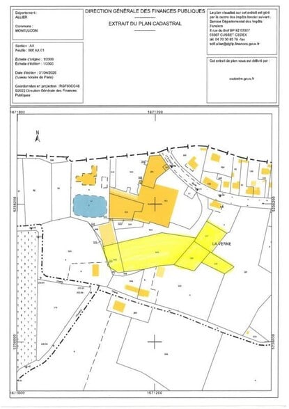 Terrain dans Montluçon à vendre - Plan d’étage – Image 2 sur 7