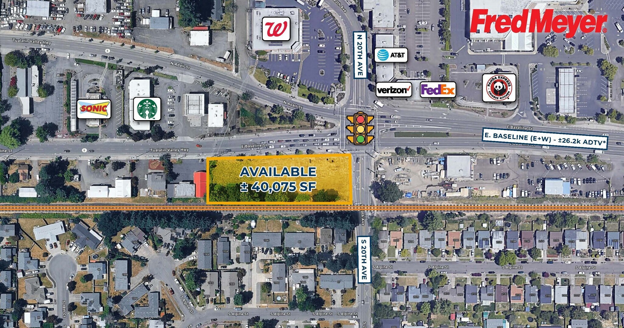 Baseline & 20th, Cornelius, OR à vendre Aérien– Image 1 sur 8