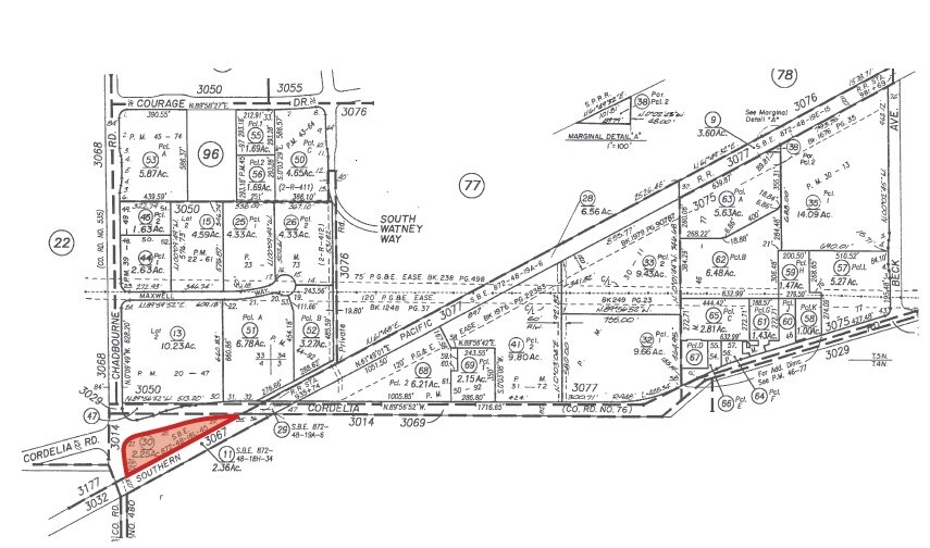Chadbourne & Cordelia Rd, Fairfield, CA à vendre - Plan cadastral – Image 3 sur 3