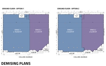 124-136 Collins Ave, Miami Beach, FL à louer Plan de site– Image 1 sur 2
