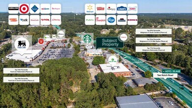 9001 Two Notch Rd, Columbia, SC - Vue aérienne  vue de carte - Image1