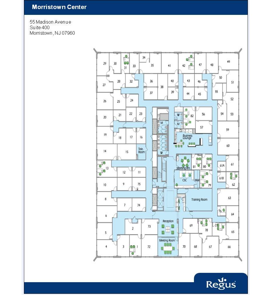 55 Madison Ave, Morristown, NJ à louer Plan d’étage– Image 1 sur 1