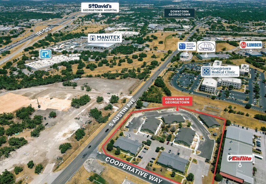 101 W Cooperative Way, Georgetown, TX à louer - Photo de l’immeuble – Image 2 sur 7