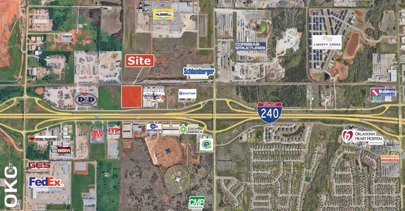 S Sunnylane Rd & Interstate 240 Service Rd, Oklahoma City, OK à vendre - Aérien – Image 2 sur 2