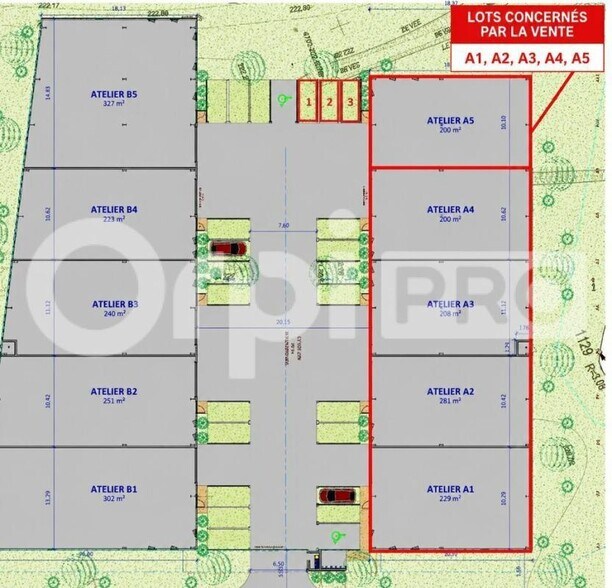 Local d'activités dans Bourgoin-Jallieu à vendre - Plan de site – Image 3 sur 3