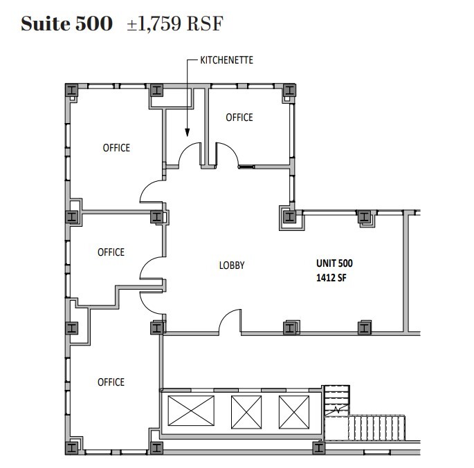 1624 Franklin St, Oakland, CA à louer Plan d’étage– Image 1 sur 1