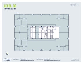 909 Fannin St, Houston, TX à louer Plan d’étage– Image 1 sur 1