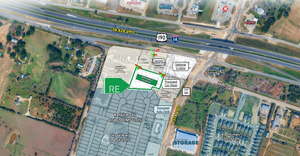 SWC of W Ave O & S Loop 121, Belton, TX à louer - Photo principale – Image 1 sur 3