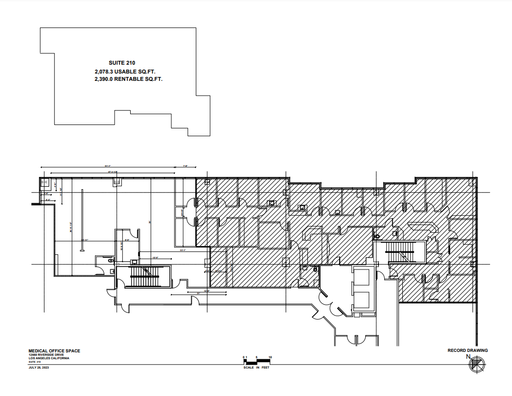 12660 Riverside Dr, Valley Village, CA à louer Plan d’étage– Image 1 sur 1