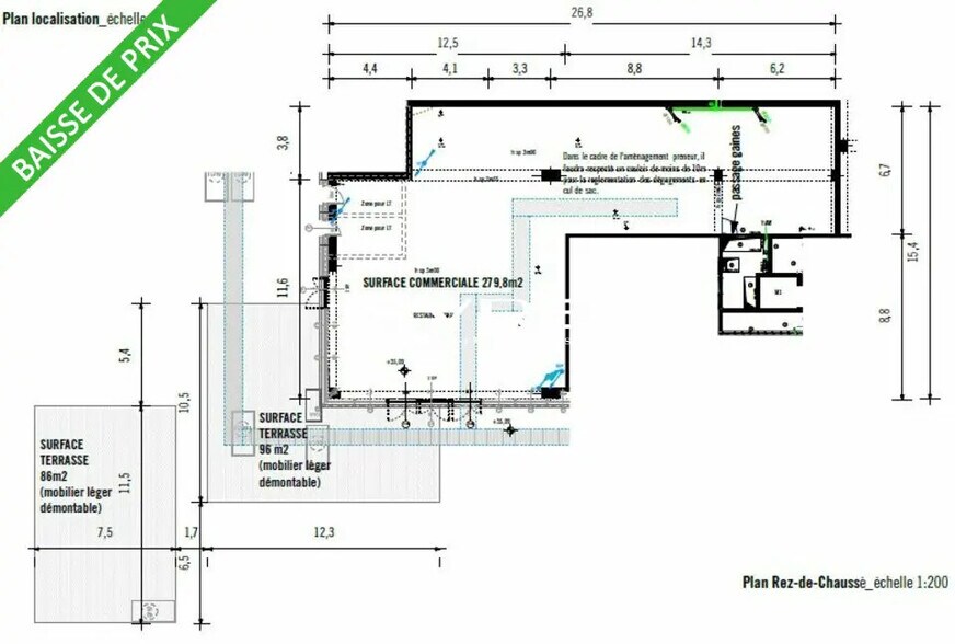 Local commercial dans La Ciotat à vendre - Plan d’étage – Image 3 sur 4