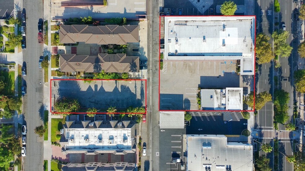 128-130 E Huntington Dr & 125 Alta St portefeuille de 2 biens à vendre sur LoopNet.fr - Aérien – Image 3 sur 16
