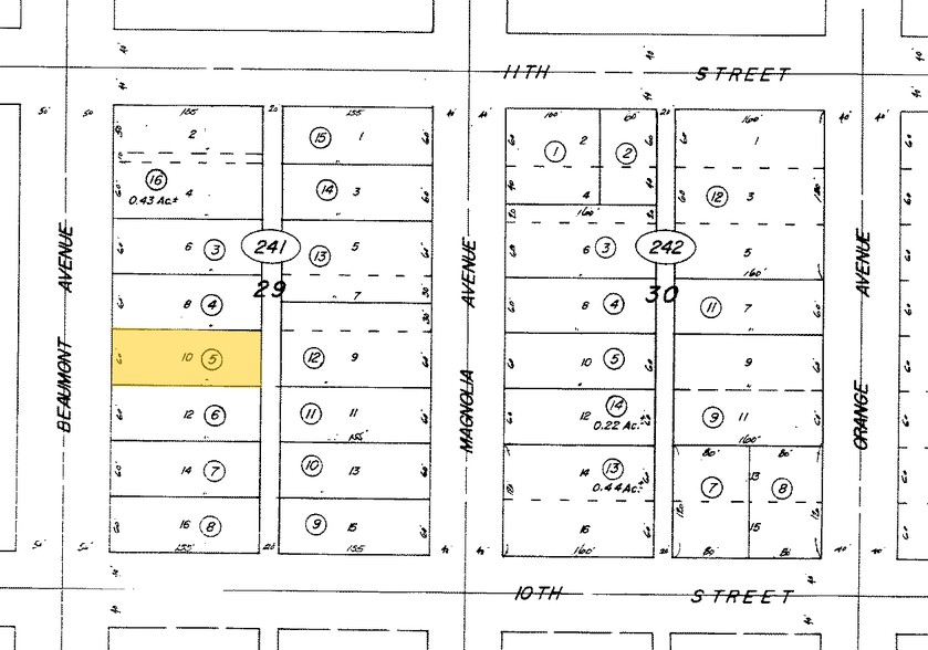 1038 Beaumont Ave, Beaumont, CA à louer - Plan cadastral – Image 2 sur 8