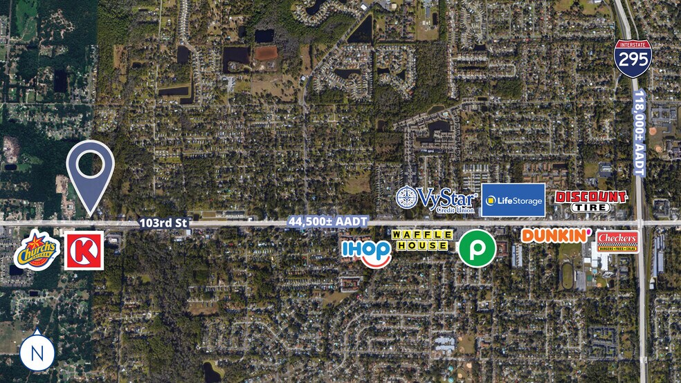 8845 103rd St, Jacksonville, FL à vendre - Aérien – Image 2 sur 2