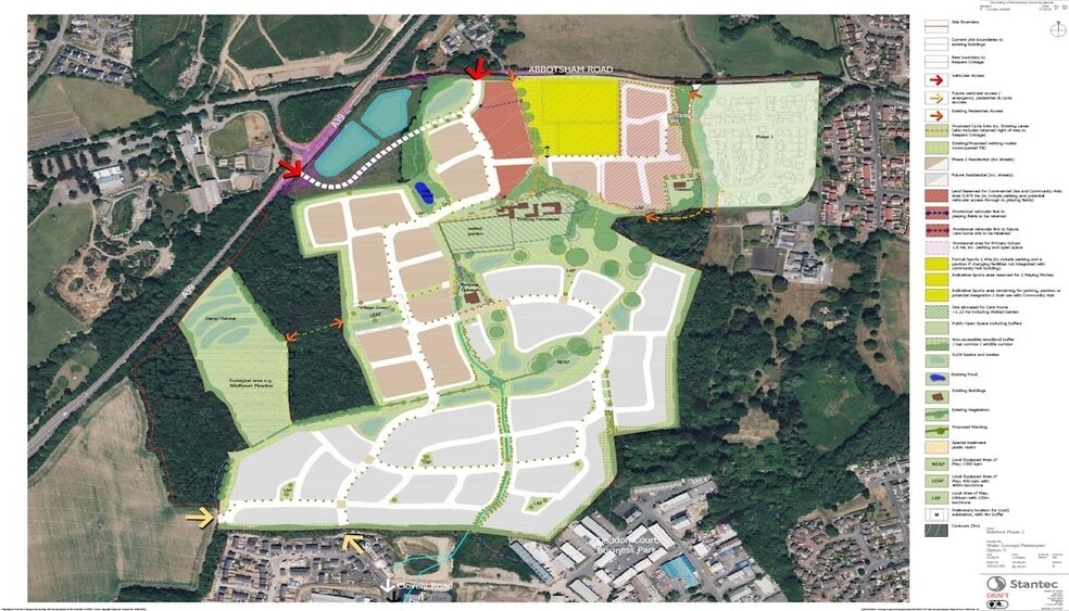 Abbotsham Rd, Bideford à vendre - Plan de site – Image 2 sur 2