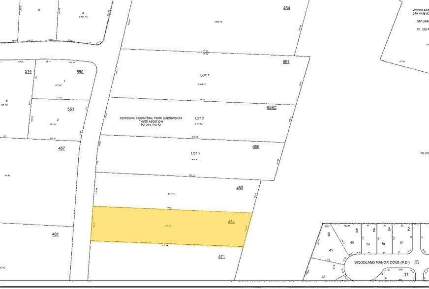 1200 Big Orange Rd, Cordova, TN à louer - Plan cadastral – Image 2 sur 29