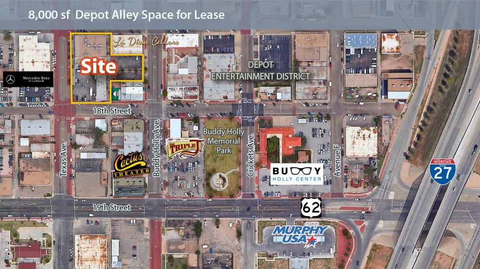 1701-1717 Texas Ave, Lubbock, TX à louer - Photo de l’immeuble – Image 1 sur 12