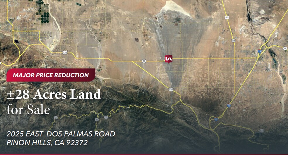 Dos Palmas Rd, Pinon Hills, CA à vendre - Photo de l’immeuble – Image 1 sur 2