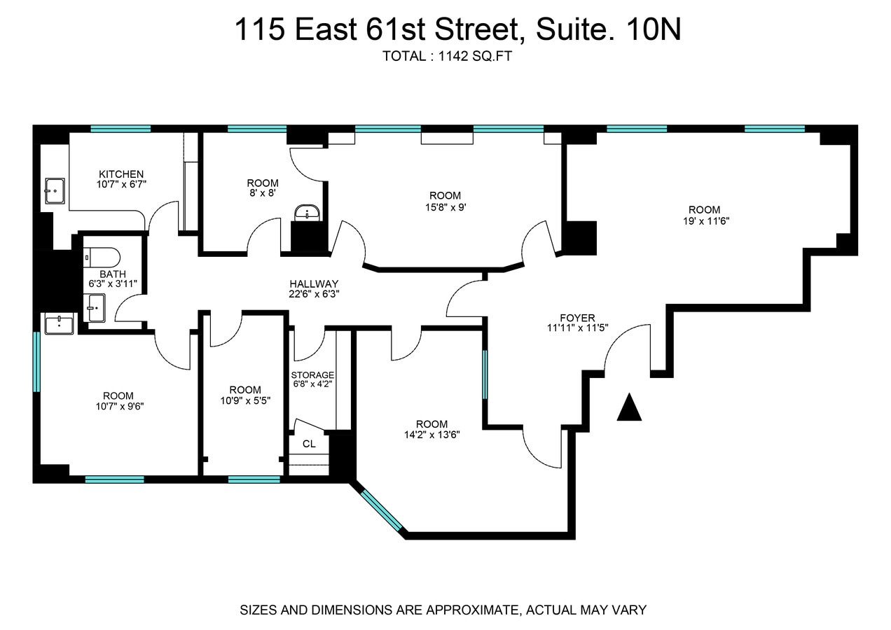 115 E 61st St, New York, NY 10065 - Lot 10N -  - Plan d’étage - Image 1 of 11