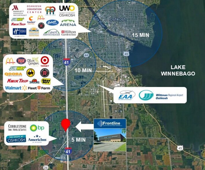 4325 S Washburn St, Oshkosh, WI à vendre - Aérien – Image 3 sur 13