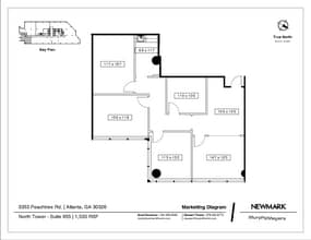 3353 Peachtree Rd NE, Atlanta, GA à louer Plan d’étage– Image 1 sur 1