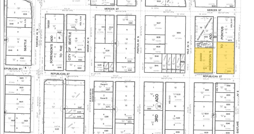 501 Eastlake Ave E, Seattle, WA à louer - Plan cadastral – Image 2 sur 12