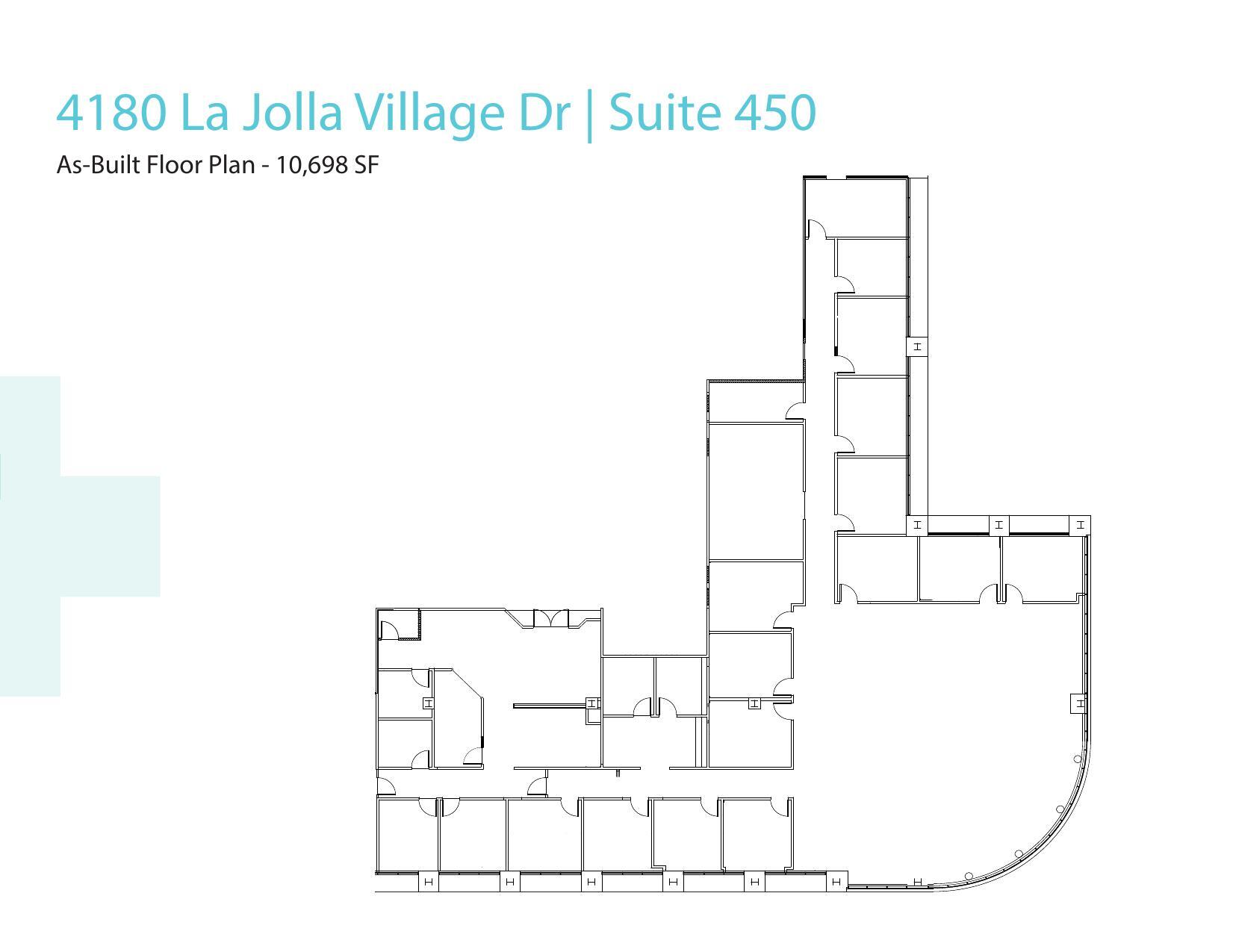 4180 La Jolla Village Dr, La Jolla, CA à louer Plan d’étage– Image 1 sur 1
