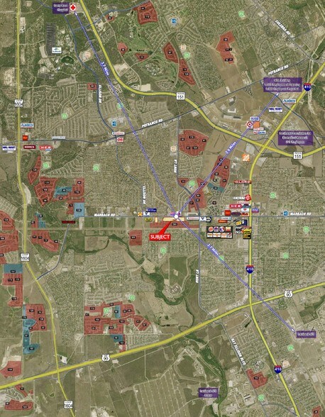 Marbach Rd. & Holwick Rd, San Antonio, TX à vendre - Aérien – Image 2 sur 5