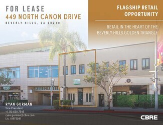 Plus de détails pour 449-451 N Canon Dr, Beverly Hills, CA - Local commercial à louer