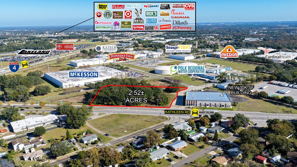 1530 Kendrick Lane, Lakeland, FL à vendre - Aérien – Image 3 sur 3