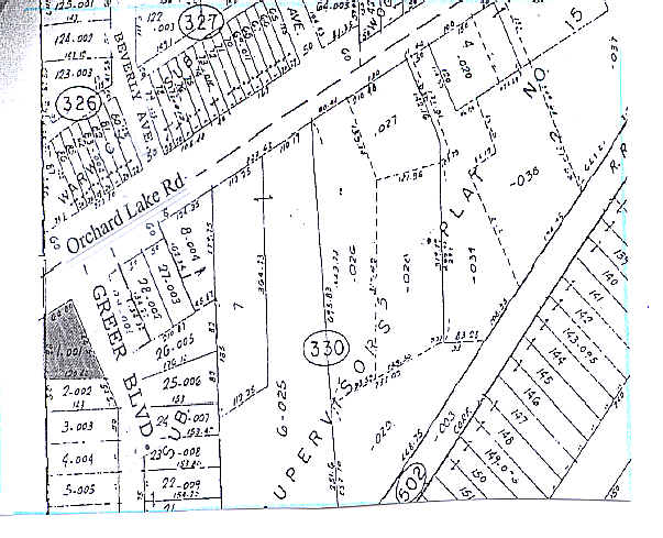 2705 Orchard Lake Rd, Sylvan Lake, MI à louer - Plan cadastral – Image 2 sur 2
