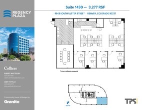 4643 S Ulster St, Denver, CO à louer Plan d’étage– Image 1 sur 2