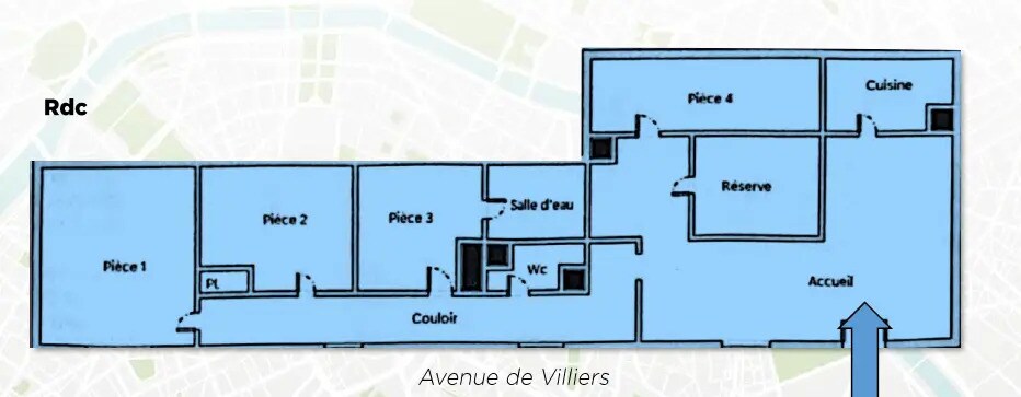18 Avenue De Villiers, Paris à louer - Plan d’étage – Image 2 sur 6