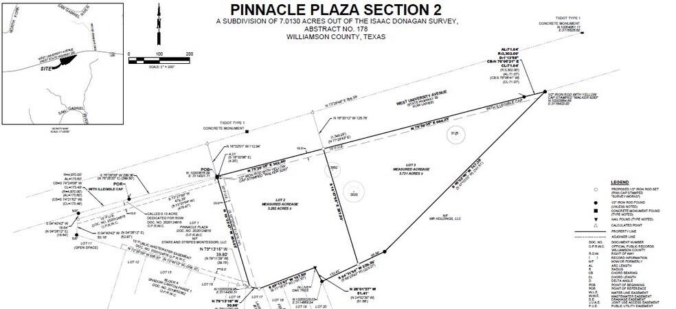2451 W University Ave, Georgetown, TX à louer - Plan cadastral – Image 3 sur 5