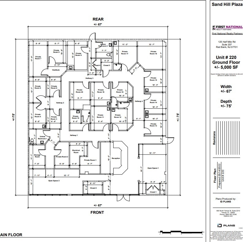 228 S Main St, Newtown, CT à louer Plan d’étage– Image 1 sur 7