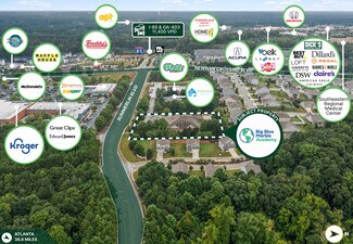 Plus de détails pour 243 Summerlin Blvd, Newnan, GA - Local commercial à vendre