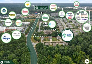 243 Summerlin Blvd, Newnan, GA - Vue aérienne vue de carte - Image1