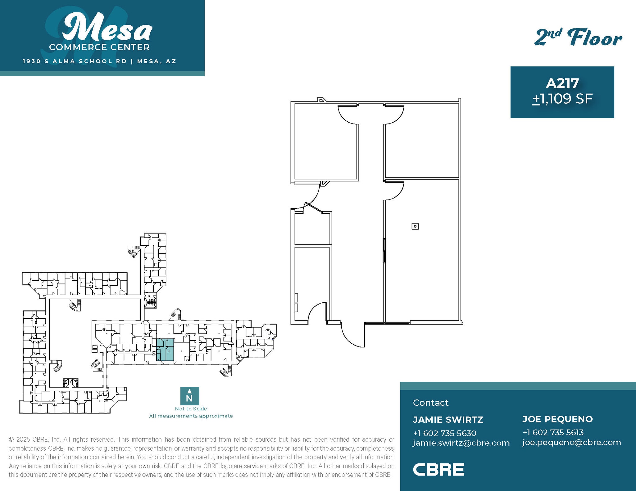 1930 S Alma School Rd, Mesa, AZ à louer Plan d’étage– Image 1 sur 9