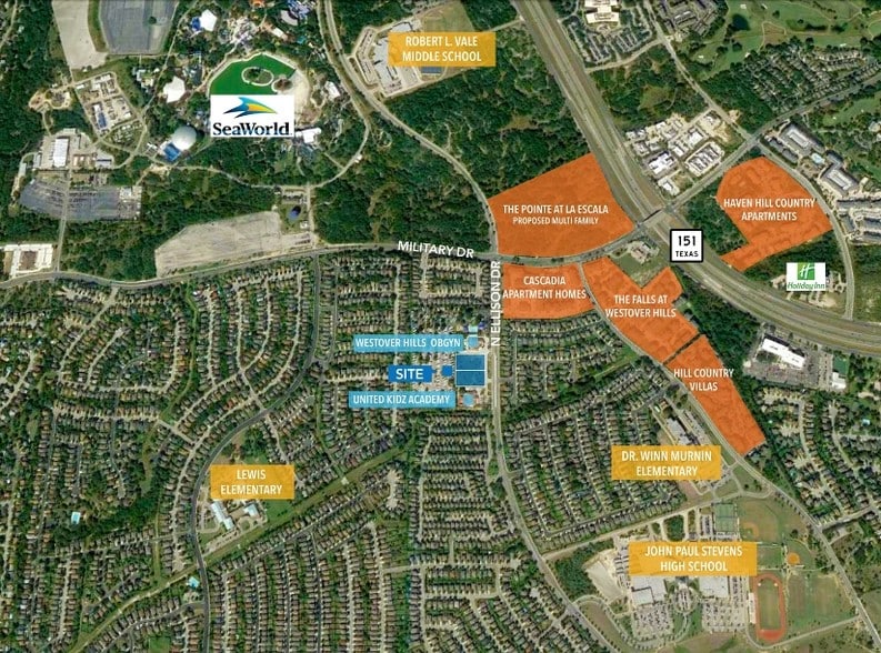 N Ellison Dr, San Antonio, TX à vendre - Aérien – Image 3 sur 21