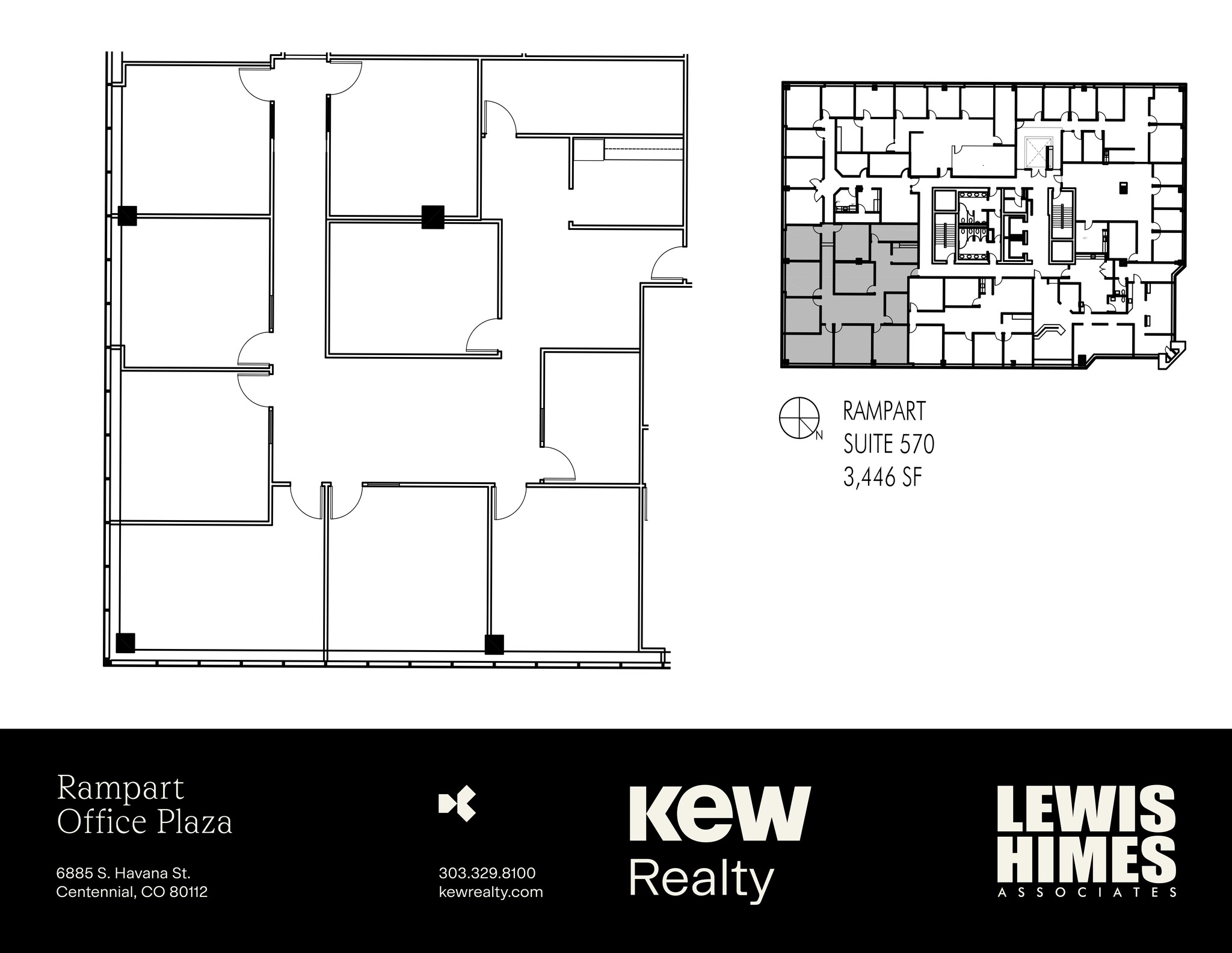6855 S Havana St, Centennial, CO à louer Plan de site– Image 1 sur 1