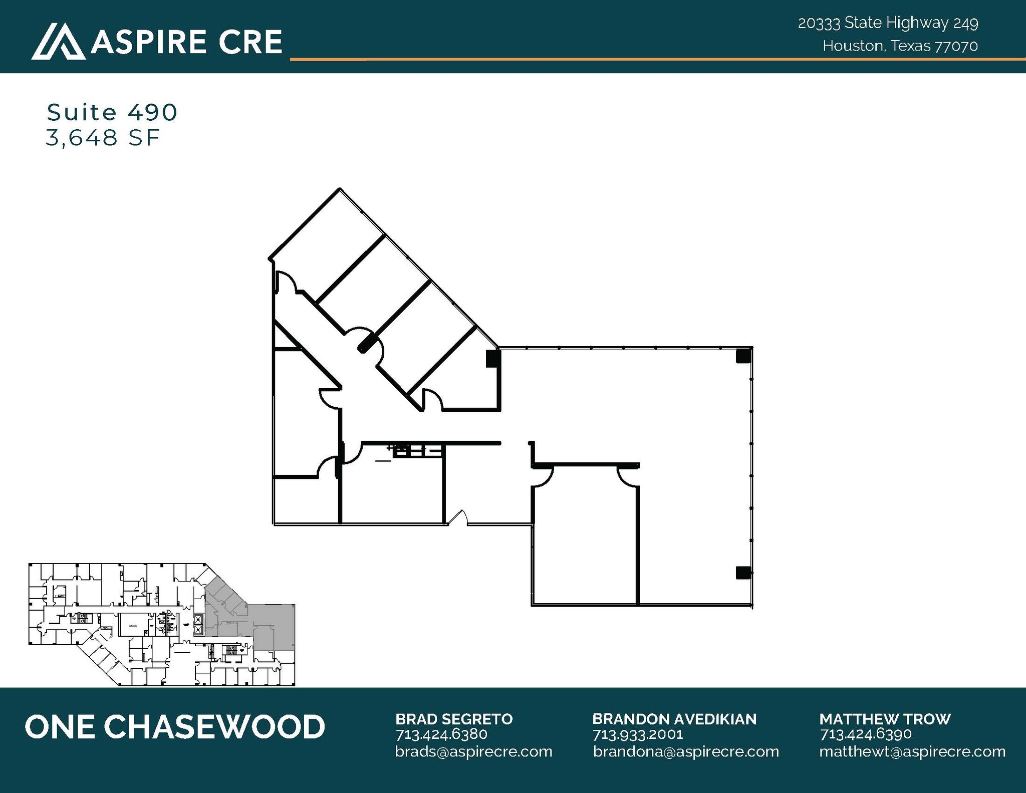 20333 State Highway 249, Houston, TX à louer Plan d’étage– Image 1 sur 1