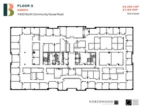 11430 N Community House Rd, Charlotte, NC à louer Plan d’étage– Image 1 sur 1